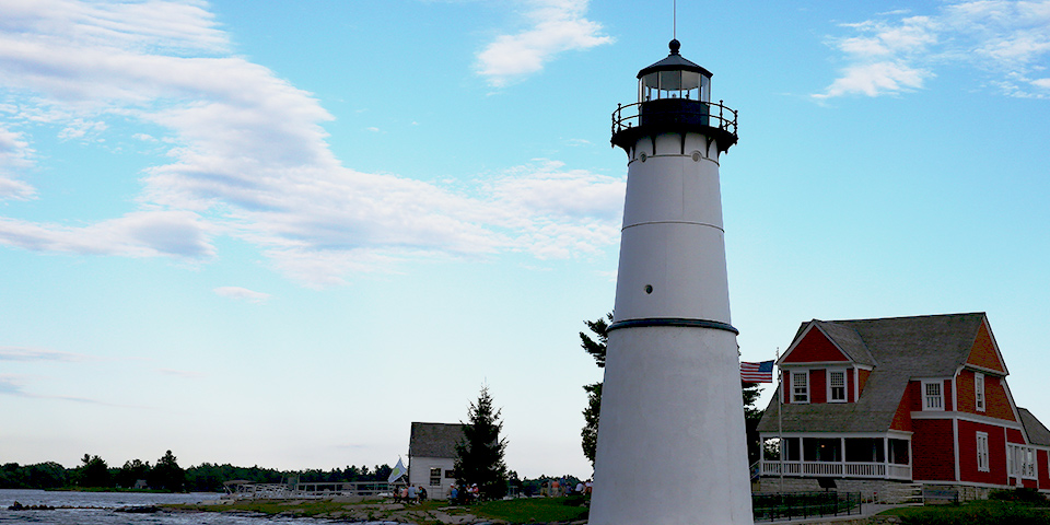 Rock Island Lighthouse à Fishers Landing